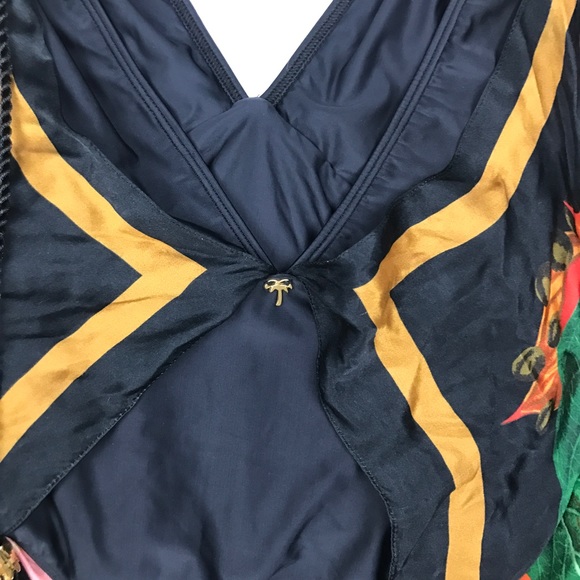 Agua de Coco • Floral Leopard Scarf One Piece Swim - Picture 5 of 8